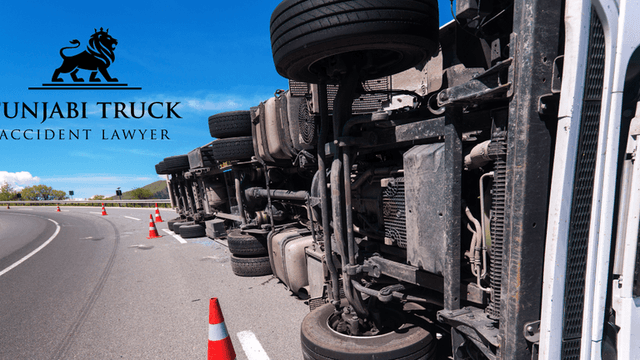 Punjabi Truck Accident Lawyer logo, representing a trusted bilingual law firm dedicated to serving Punjabi-speaking truck accident victims with compassion and expertise.